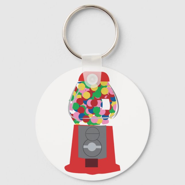 Gumball Machine Keychain (Front)