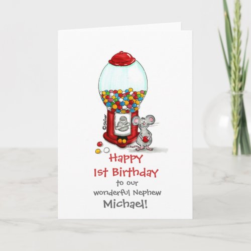 Gumball Machine _ Kids Design by send2smiles Card