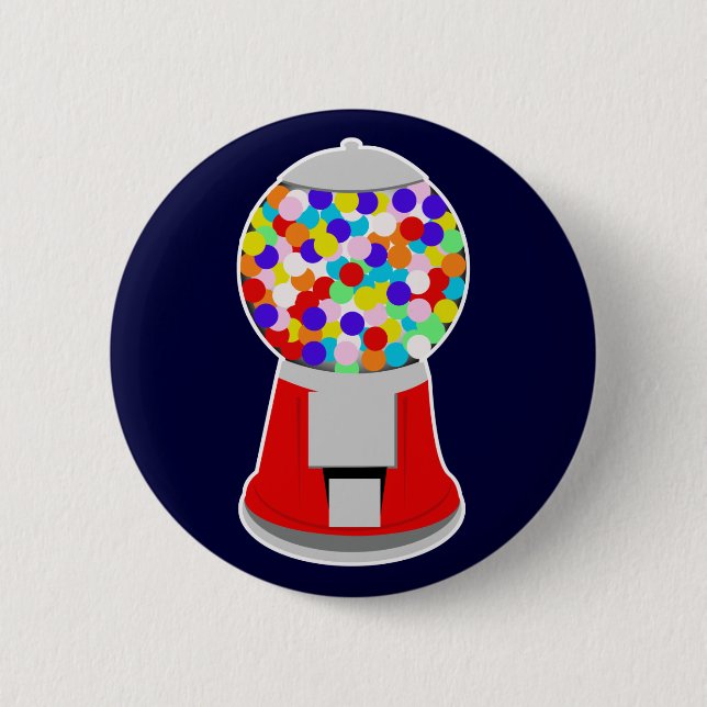 Gumball Machine Pinback Button (Front)