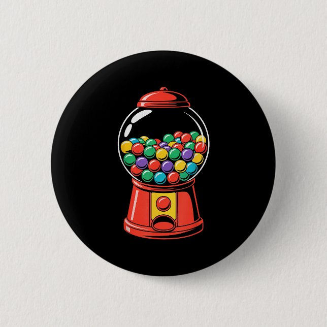 Gumball Machine Shirt Adult Men Women Kids Gum Bal Button (Front)