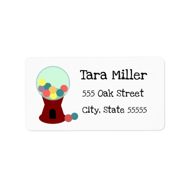 Gumball Return Address Label (Front)