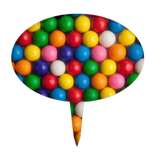 Gumballs Cake Topper