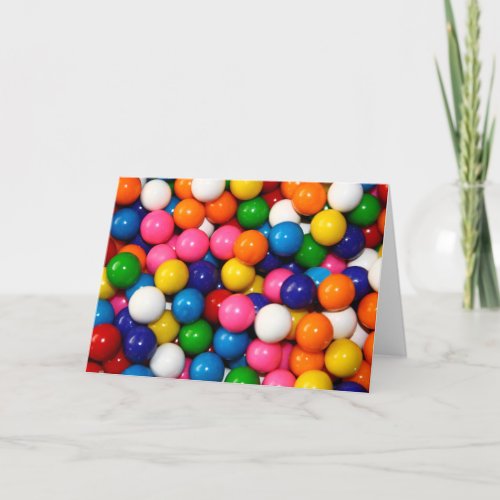 Gumballs Greeting Cards