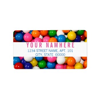 Gumballs Label by CarriesCamera at Zazzle