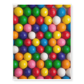 Gumballs Temporary Tattoos