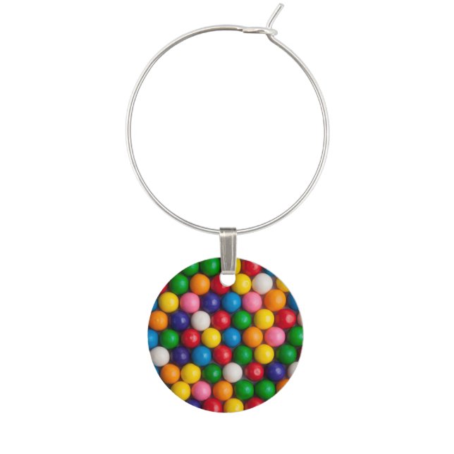 Gumballs Wine Charm (Front)