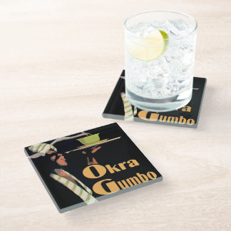 Gumbo Glass Coaster