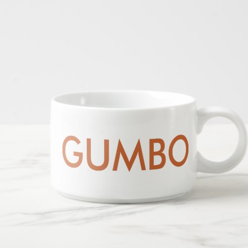 Gumbo Louisiana Cajun Subway Word Art Mug Bowl