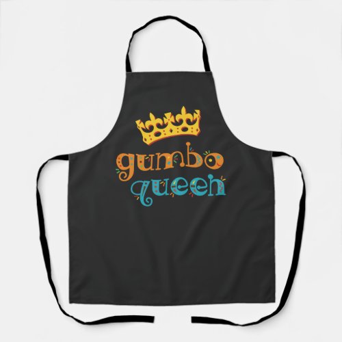 Gumbo Queen Louisiana or Creole Cook Apron