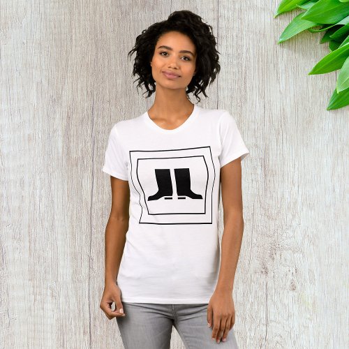 Gumboot Sign Womens T_Shirt