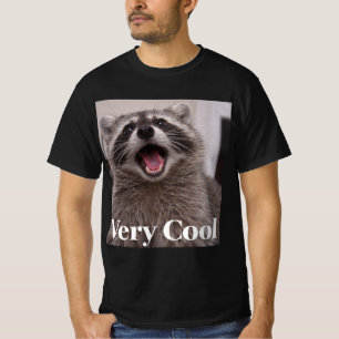 Gumbus Very Cool Brainrot Raccoon Dank Meme Gen Z T-Shirt
