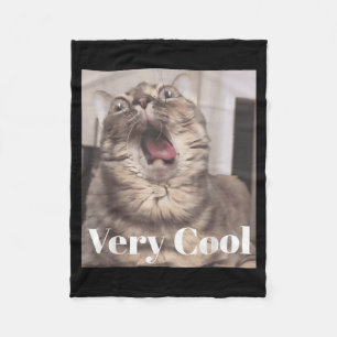 Gumbus Very Cool Funny Cat Meme Animal Lovers Gumb Fleece Blanket