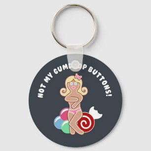 Gumdrop Button Keychain