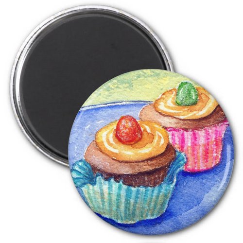 Gumdrop Cupcakes Magnet