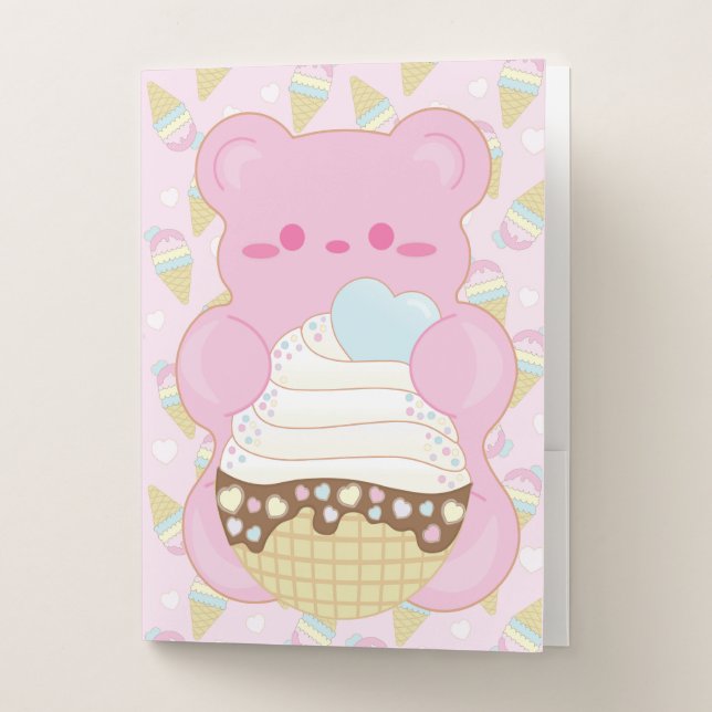 Gummi Sweet Ice Cream Pocket Folder (Front)