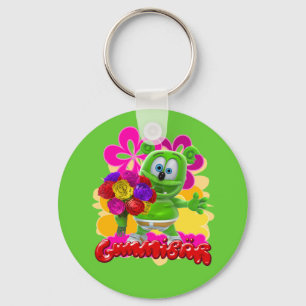 Gummibär Floral Keychain
