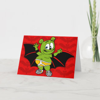 Gummibär Is A Vampire Halloween Card