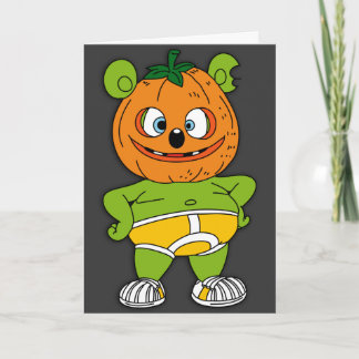 Gummibär Jack-O-Lantern Halloween Card