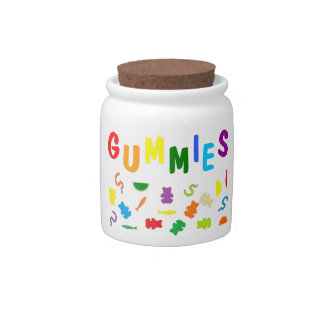 Gummies candy jar