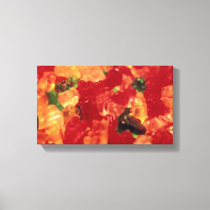 Gummies Wrapped Canvas Print