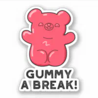 Funny Cute Kids I'm a Gummy Bear Cartoon Gift Sticker for Sale by