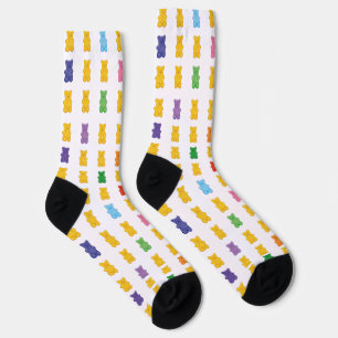 Gummy bear candies socks
