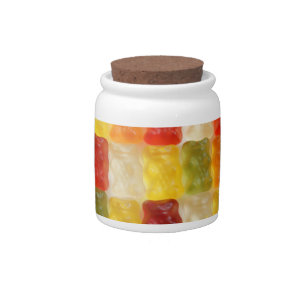 gummy bear candy jar