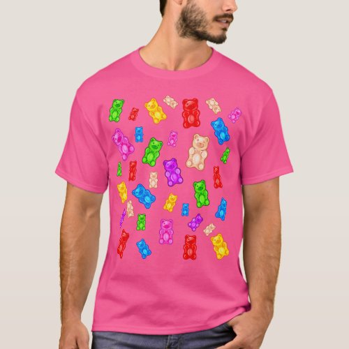 Gummy Bear Candy Mix  T_Shirt