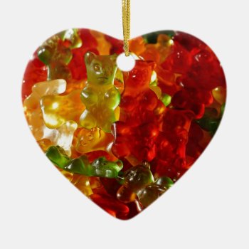 Gummy Bear Ceramic Ornament by The_Everything_Store at Zazzle