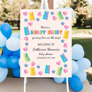 Gummy Bear Colorful Jelly Candy Baby Shower Foam Board