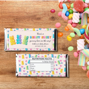 Gummy Bear Colorful Jelly Candy Baby Shower Hershey Bar Favors