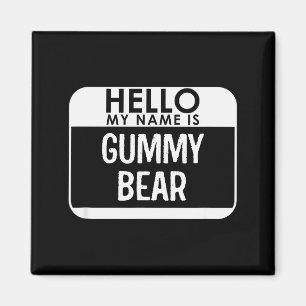 Gummy Bear Costume Funny Easy Last Minute Hallowee Magnet
