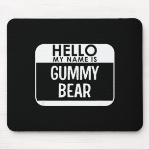 Gummy Bear Costume Funny Easy Last Minute Hallowee Mouse Pad