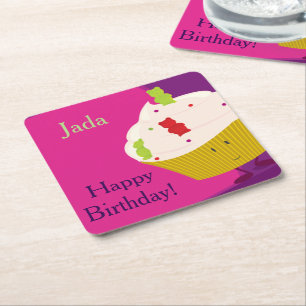 Gummy Bear Cupcake Coaster