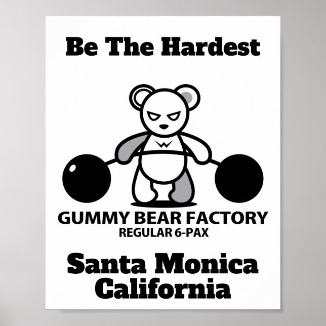 Gummy Bear Factory Campaign Poster (Front)
