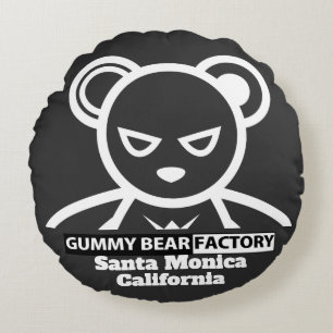 Gummy Bear Factory Gym/Fitness  Throw Pillow