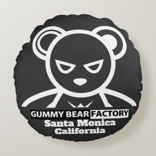 Gummy Bear Factory GymFitness  Throw Pillow