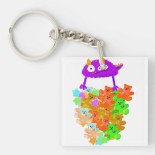 Gummy Bear Harvest Monster Keychain