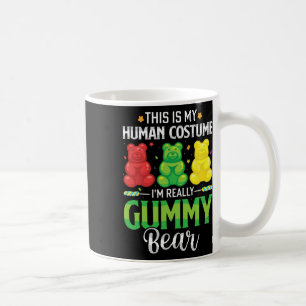 Gummy Bear My Human Costume Funny Candy Halloween Coffee Mug
