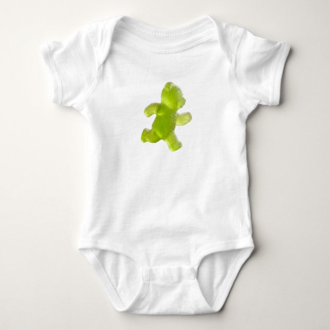 Gummy Bear on the Run - Sweet & Cool Baby Bodysuit (Front)