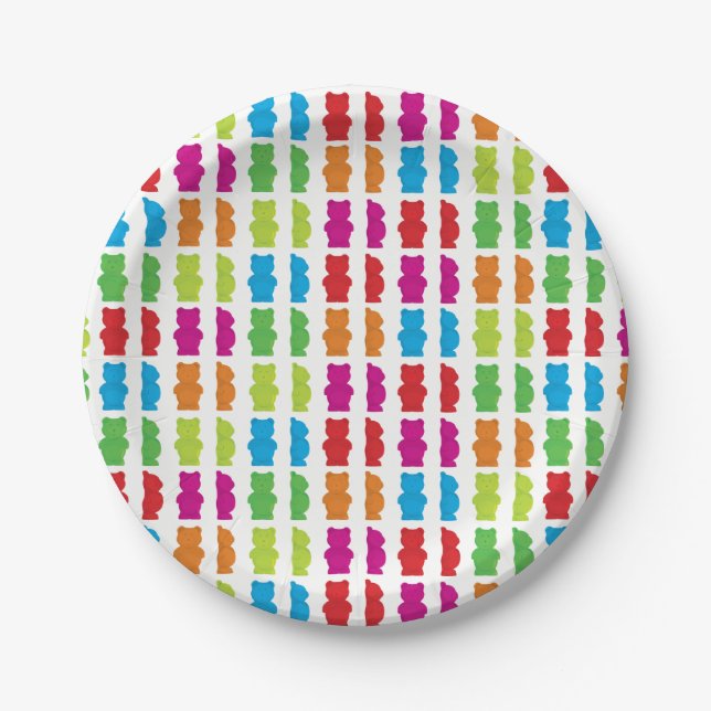 Gummy Bear paper plate (Front)