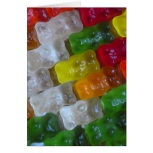 Gummy Bear Pattern Cards