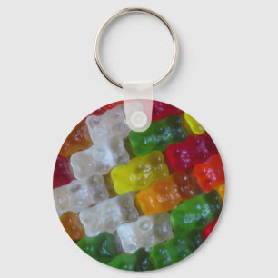Gummy Bear Pattern Keychain