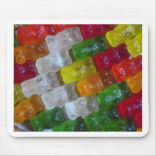 Gummy Bear Pattern Mouse Pad