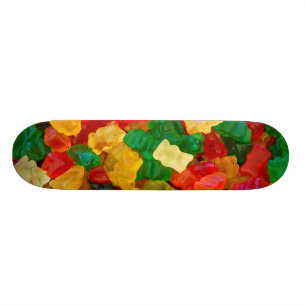 Gummy Bear Rainbow Colored Candy Skateboard