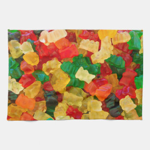 Gummy Bear Rainbow Colored Candy Towel
