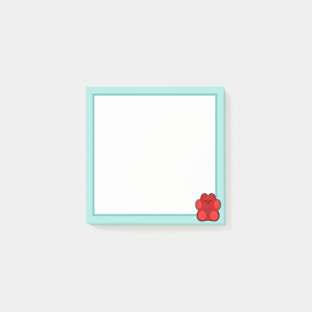 Gummy Bear Red Post-it Notes (Front)