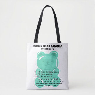 Gummy Bear Sangria Ingredients Tote Bag