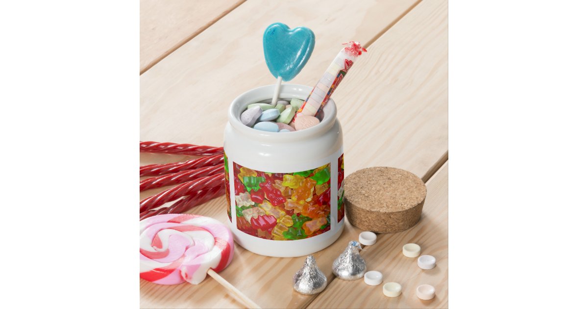 "Gummy Bear Themed" Candy Jar Zazzle
