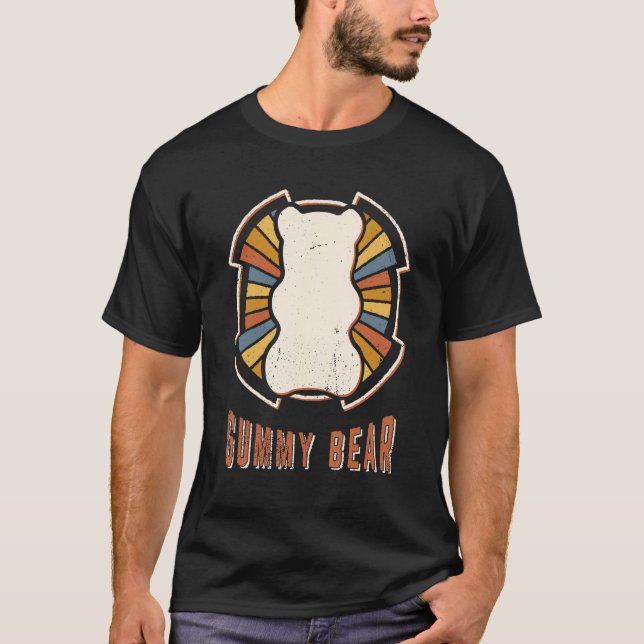 Gummy Bear Vintage Classic Retro Love T-Shirt (Front)